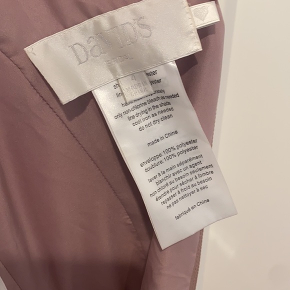 David’s Bridal Dress - One Shoulder with pockets - Picture 3 of 7